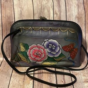Anuschka Shoulder Bag - Antique Rose